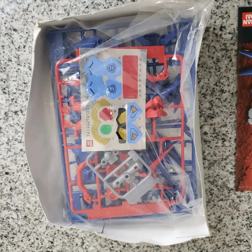Unassembled No.50 Gundam Aquarius Model‎ Sealed in Plastic. No Box Cover VTG '00